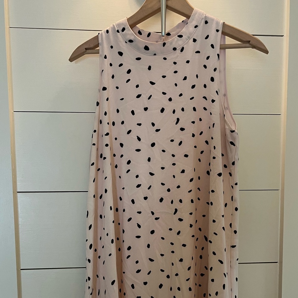 Mud Pie Speckled Pink/Black Mini Dress